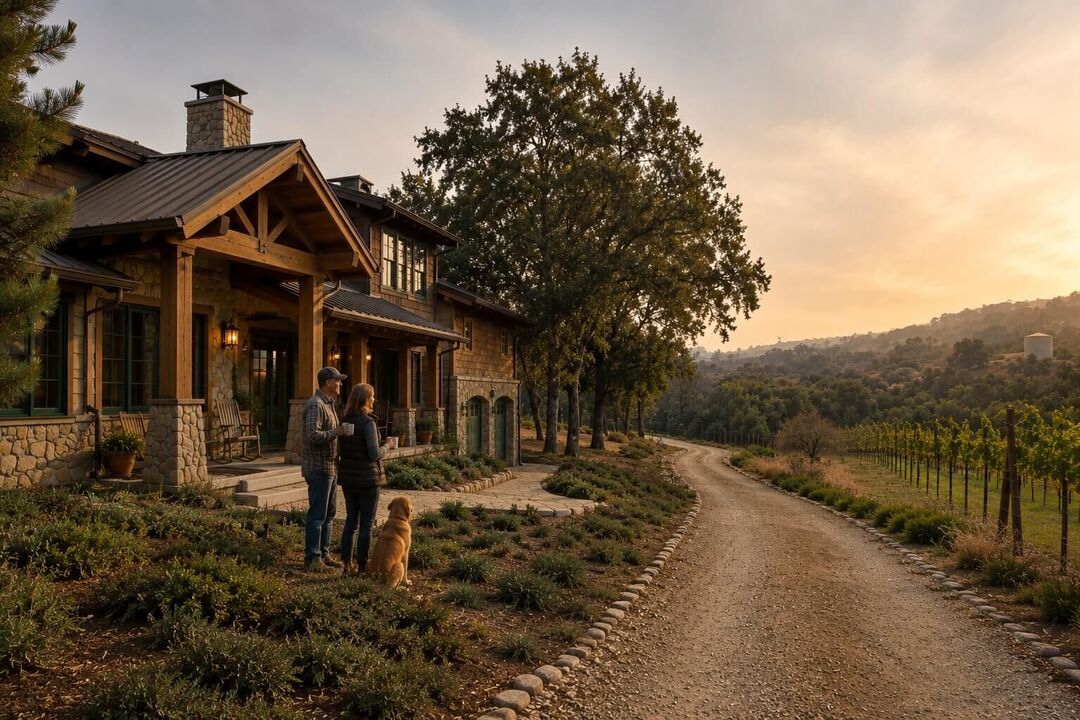 Defensible Space: Estate-Grade Plans for Vineyards, Ranches & Large Lots