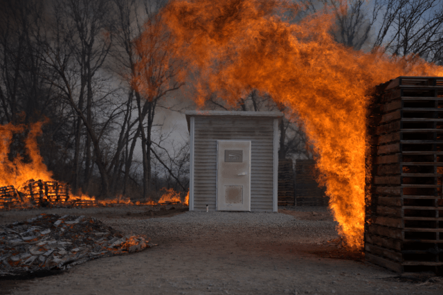 fire resistance and construction testing for fire shelters