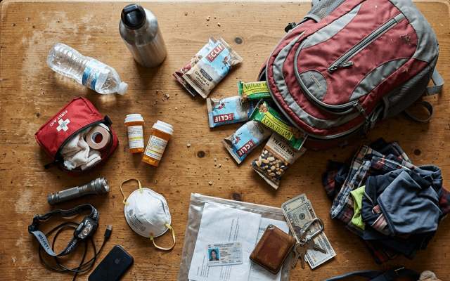 go bag for wildfire evacuation